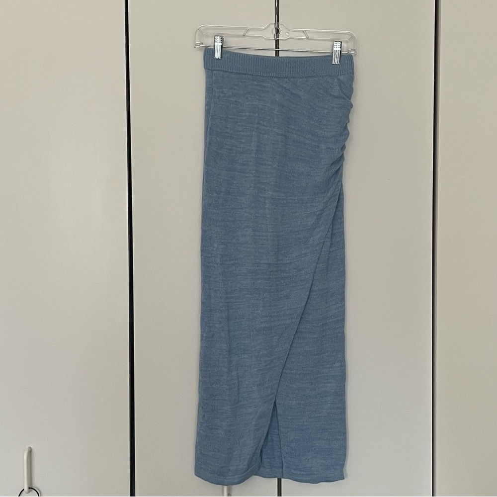 L*Space Soft Blue Maxi Skirt